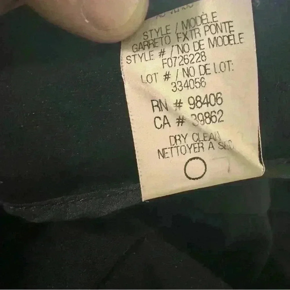 Theory Women’s 2 Black Garetto Fixture Ponte Wide Leg Dress Stretch Dress Pants - Picture 14 of 15